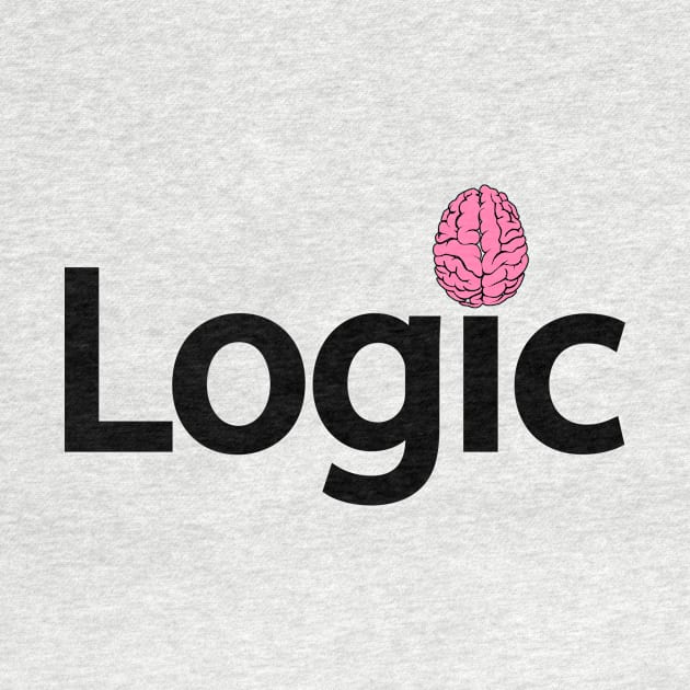 Logic being logical creative typography design by CRE4T1V1TY